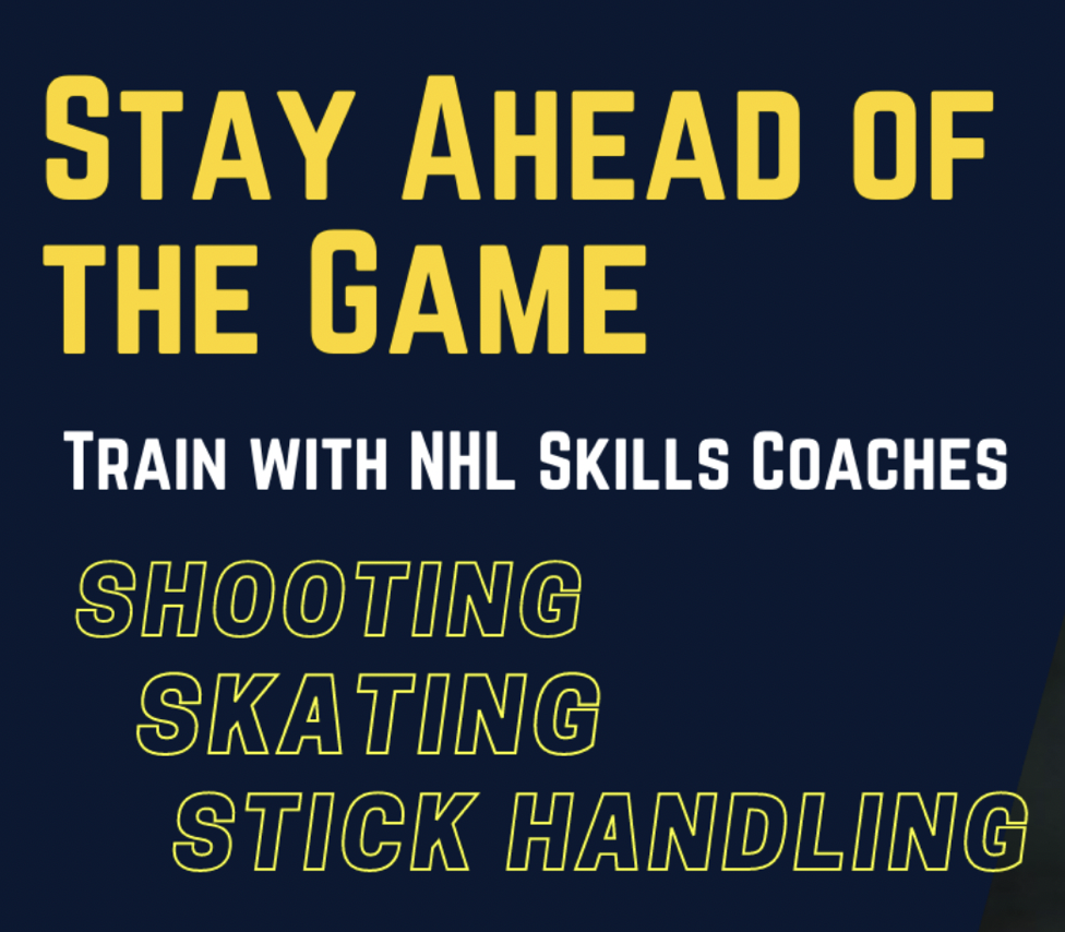 A hockey training program to help improve shooting, skating, and stick handling.